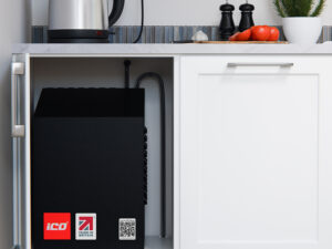 iCO water mist pump installed in domestic kitchen