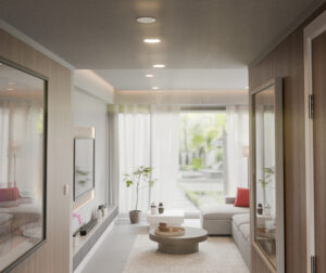 Water Mist Fire Suppression System installed in domestic setting