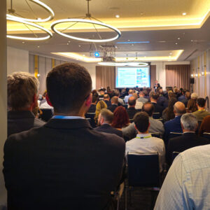 Fire suppression manufacturers, consultants, installers, regulators and fire safety professionals gather for a seminar at the International Water Mist Conference 2025